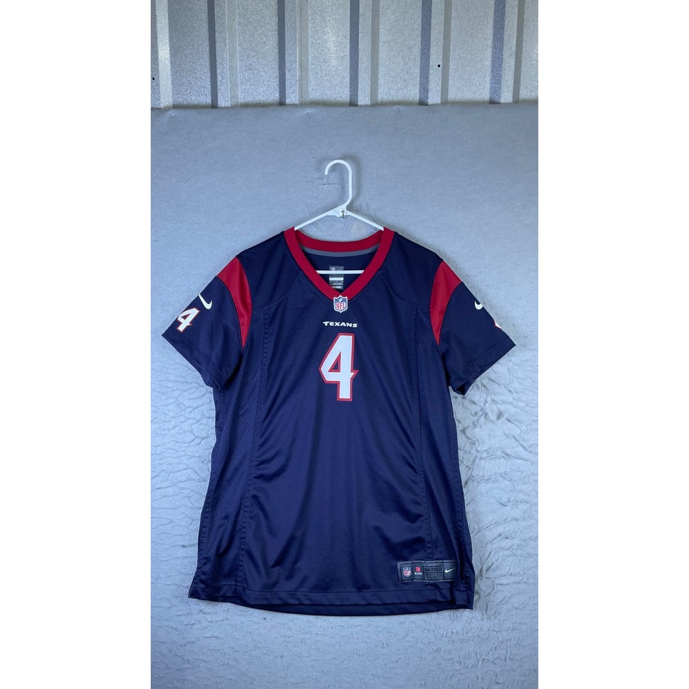 Nike Deshaun Watson Houston Texans Jersey Mens XL Blue Excellent NFL Football